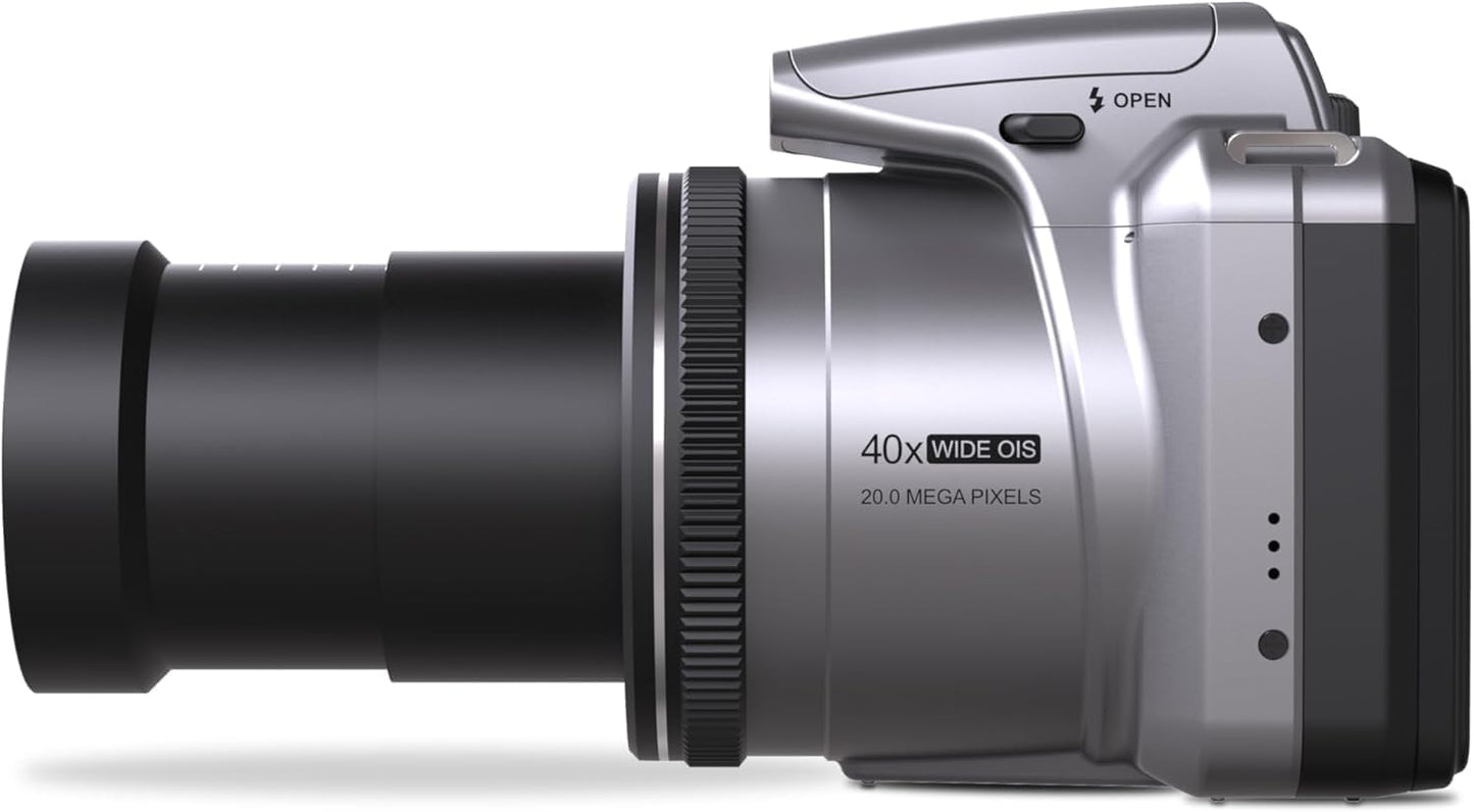 Minolta ProShot MN40Z - Cámara de 20 MP, zoom óptico 40X, video de...