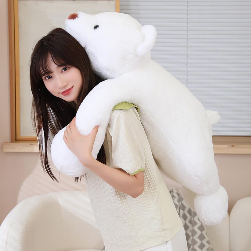 SNOWOLF Animales de peluche de oso con peso grandes, almohada decor...