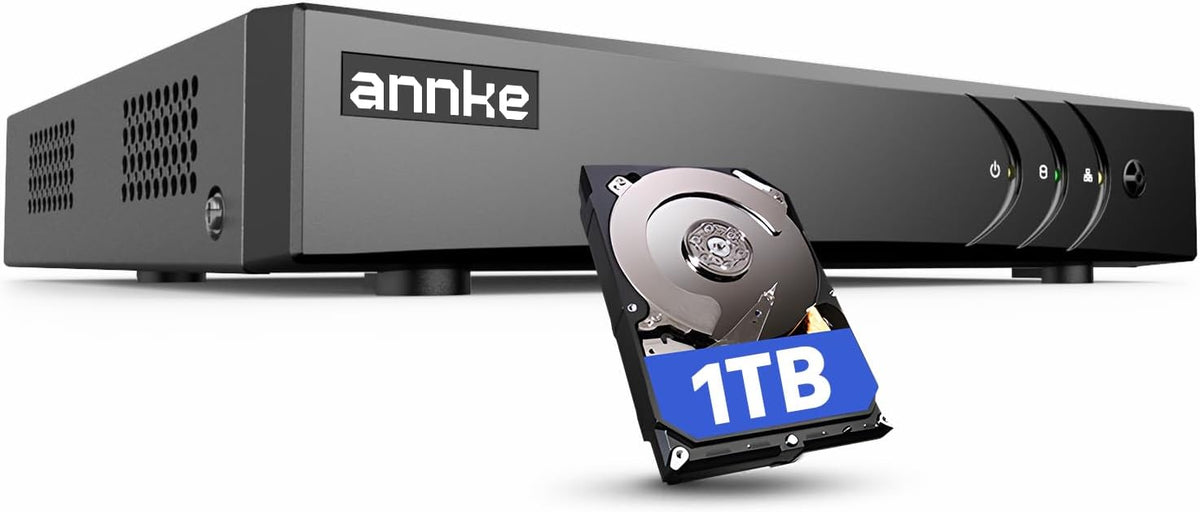 ANNKE 3K Lite 8CH Híbrido 5-en-1 Seguridad Digital Grabador de Víde...