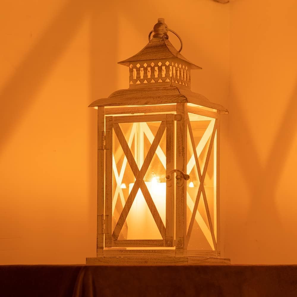 DECORKEY Farol decorativo para interiores y exteriores, decoración...