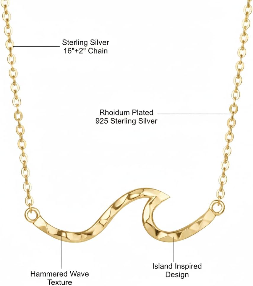 Collar con dije de plata de ley 925 con cadena de eslabones ajustab...