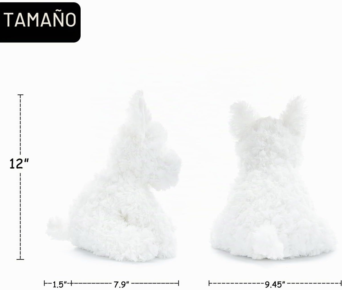 WEIGEDU West Highland White Terrier Perro Westie Blanco Cachorro de...