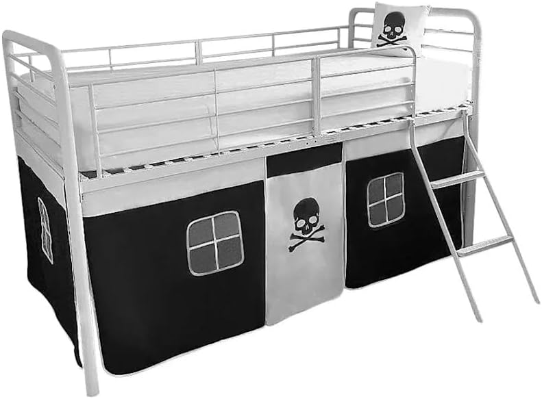 HLS Tienda de campaña pirata para niños, se adapta a camas individu...