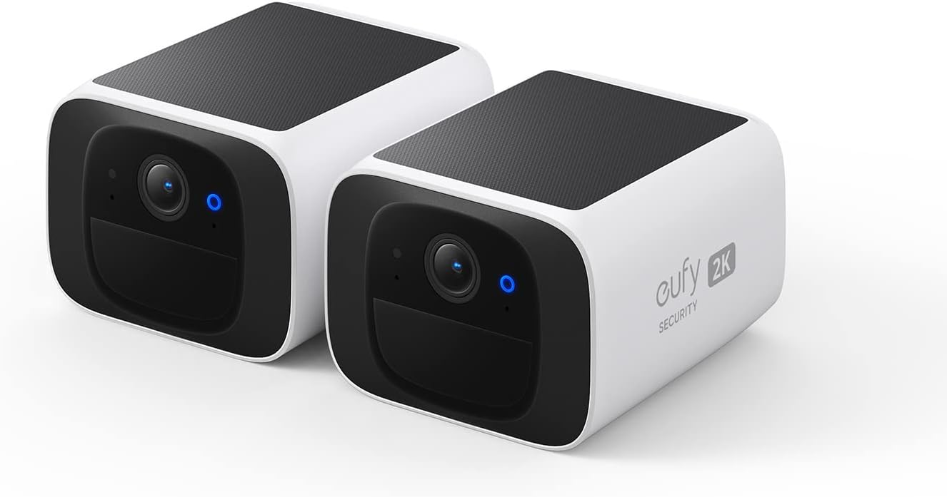 eufy Security SoloCam S220 Paquete de 2 cámaras, cámara de segurida...
