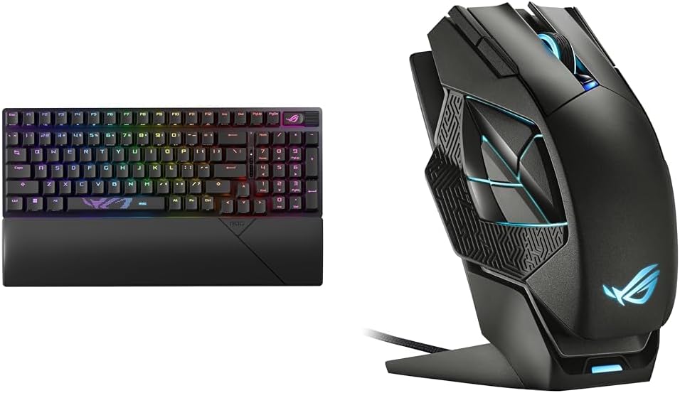 ASUS ROG Strix Scope II 96 Teclado inalámbrico para juegos y ratón...
