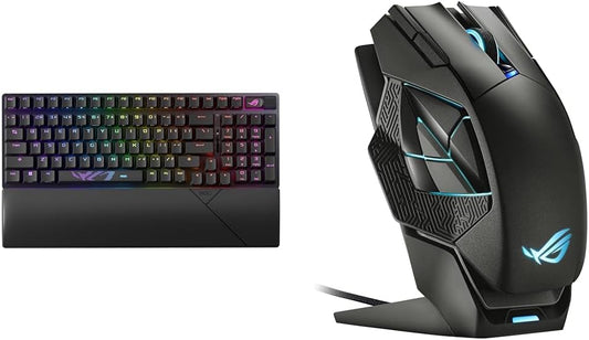 ASUS ROG Strix Scope II 96 Teclado inalámbrico para juegos y ratón...