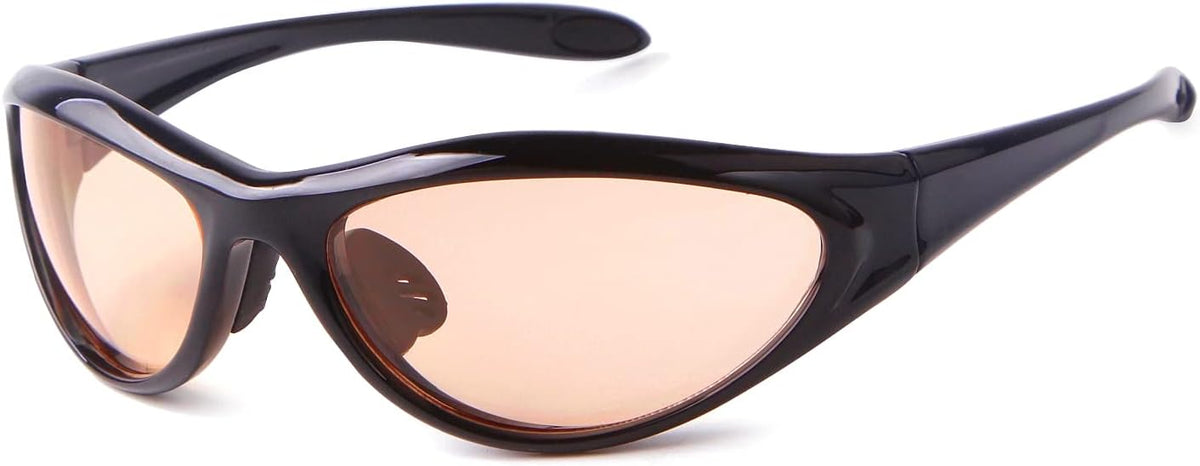ADE WU Gafas de sol Y2K Rave de moda envolventes gafas de sol depor...