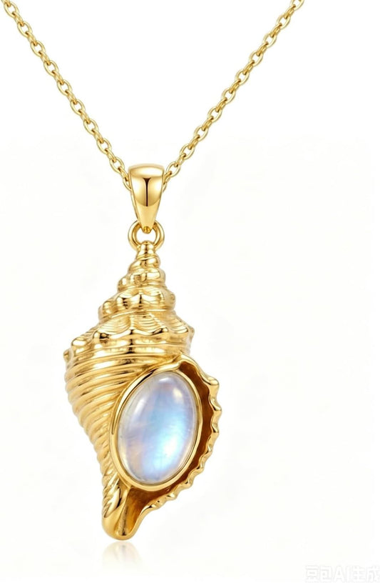 Teetyyt Collar oceánico para mujer, colgante de playa de verano de...