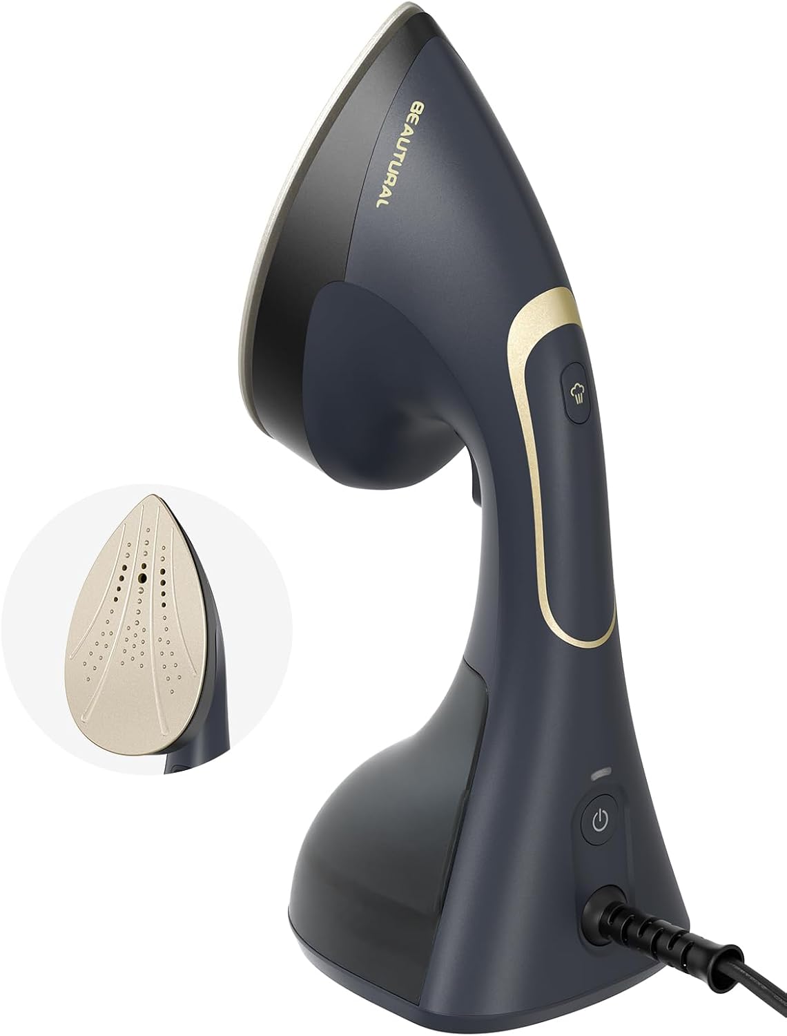 BEAUTURAL Vaporizador para ropa, vapor y plancha 2 en 1, potente re...