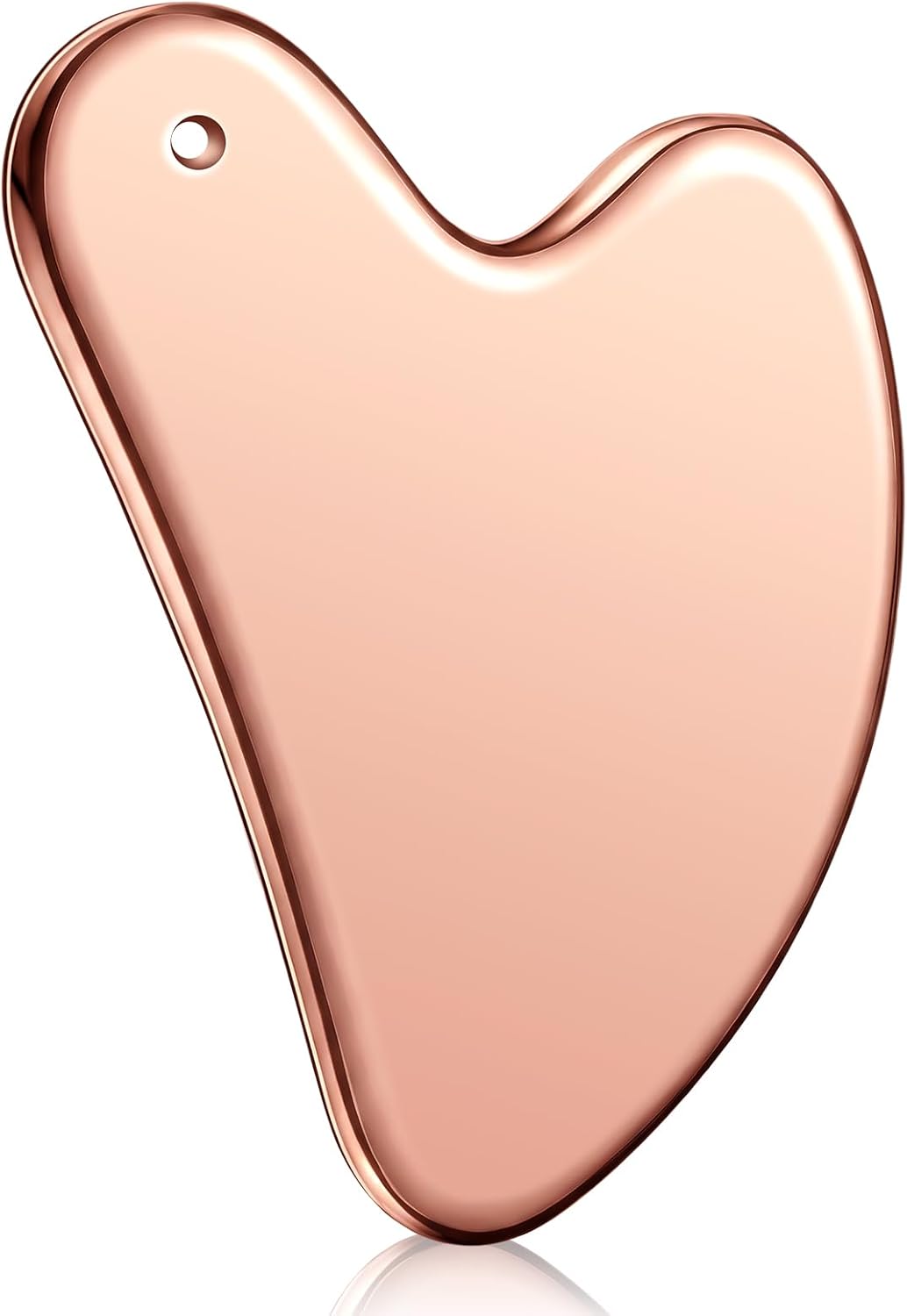 Nuanchu Herramienta facial Gua Sha de Acero Inoxidable 304 Rosa | G...