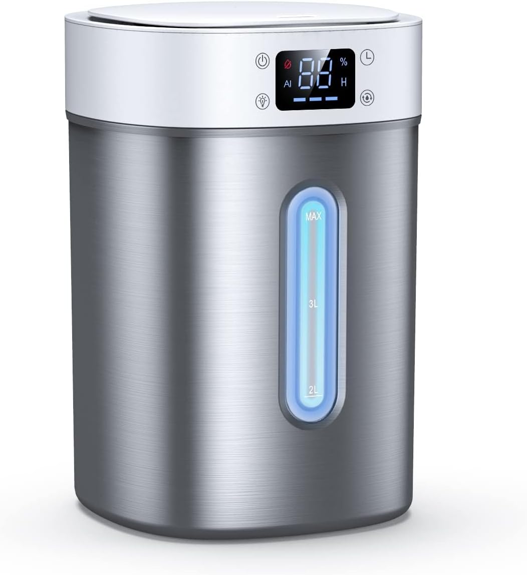 Humidificadores de acero inoxidable para dormitorio, habitación gra...