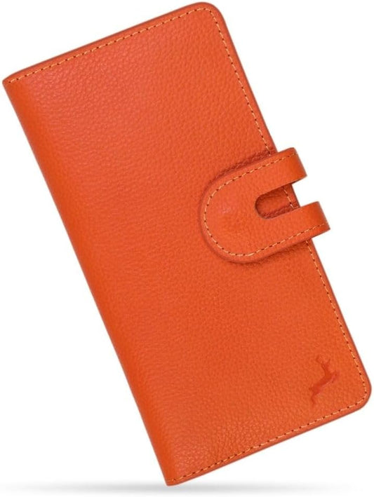 DEERHANDMADE Cartera larga para hombres y mujeres \u2013 Cartera oc...