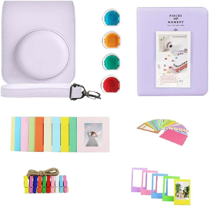 Fujifilm Instax Mini 12 - Cámara de película instantánea | Lila-mor...