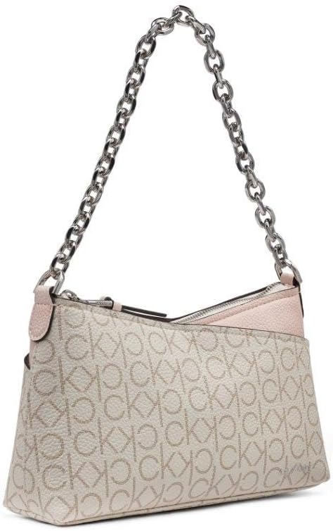 Calvin Klein Zoe Top Zip Chain Crossbody para mujer