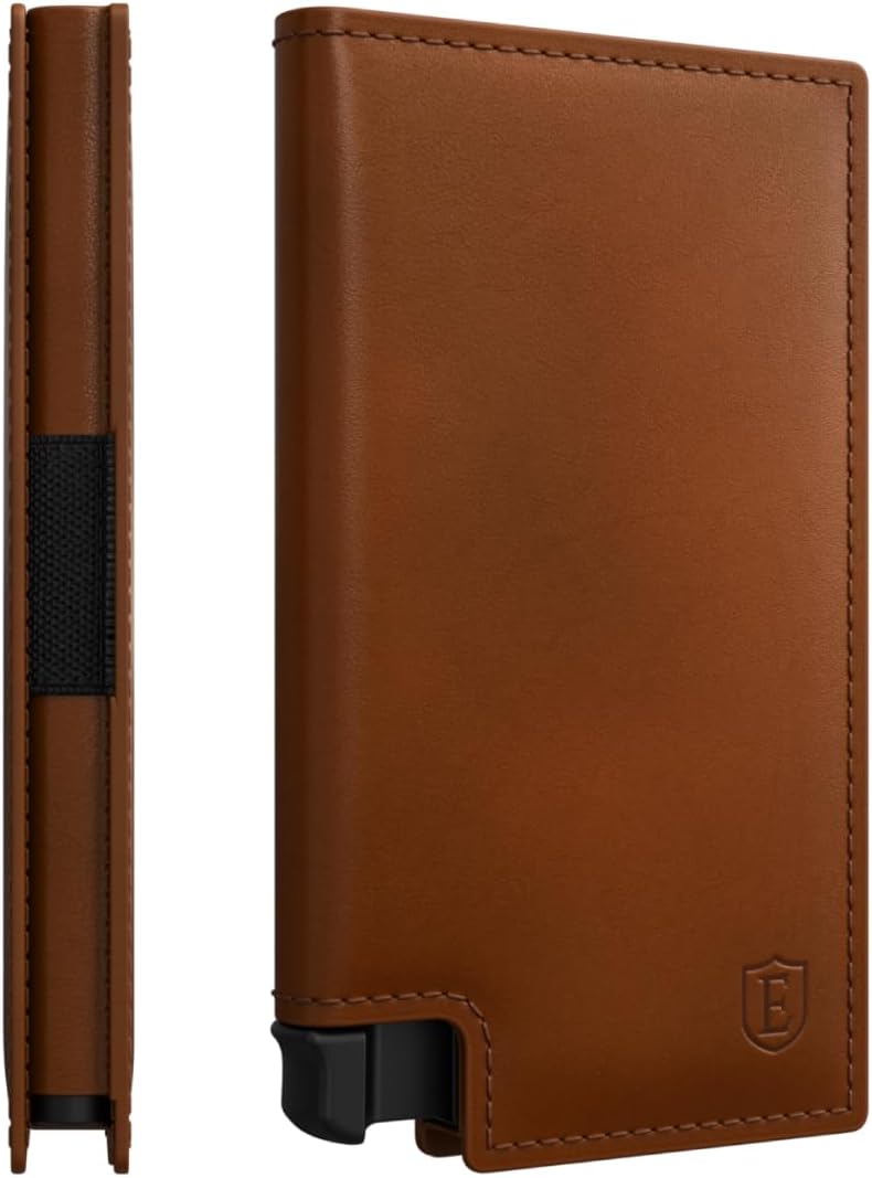 Ekster - Cartera desplegable para hombre - Cartera metálica con blo...