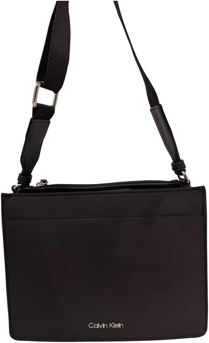 Calvin Klein Bandolera Havana Nylon Negro Mujer
