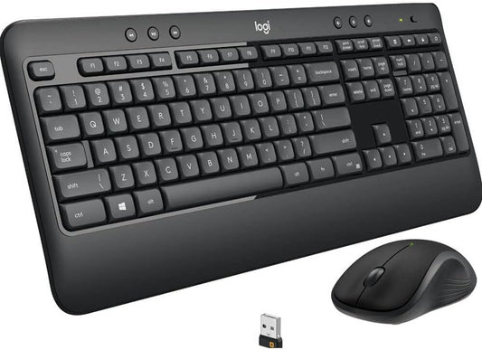 Logitech MK540 Juego de teclado y mouse inalámbricos avanzados de 2...