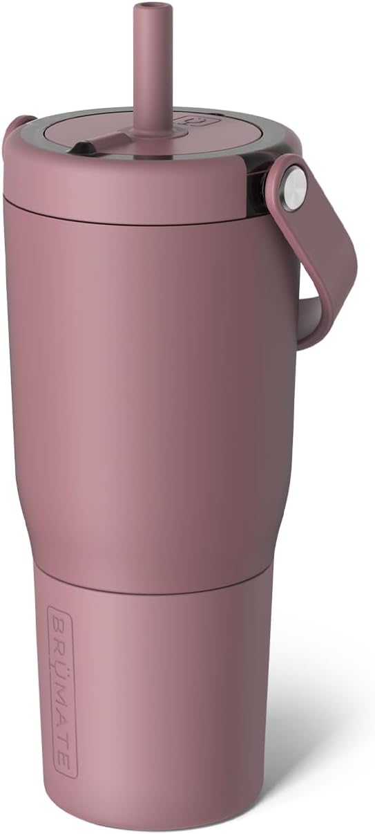 BrüMate Resa - Vaso de 35 onzas 100% a prueba de fugas con asa y pa...
