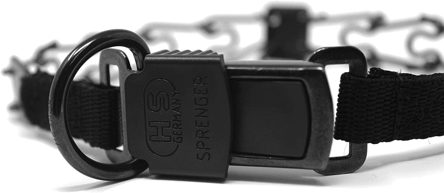 Herm Sprenger Collar de entrenamiento para perros de acero inoxidab...