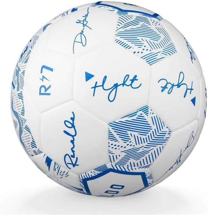 Balón de fútbol sin costuras tamaño 4\/5, termoadherido para entren...