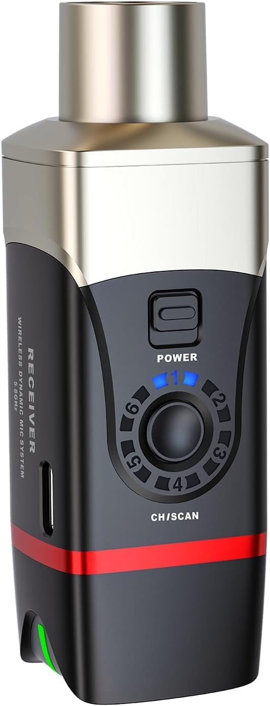 Xvive Receptor inalámbrico del sistema de micrófono U35 Receptor XL...