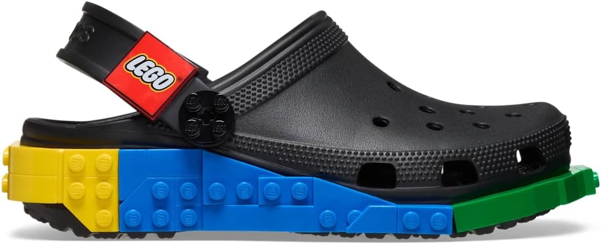 Crocs Zuecos clásicos unisex para adultos, con sistema LEGO para mu...