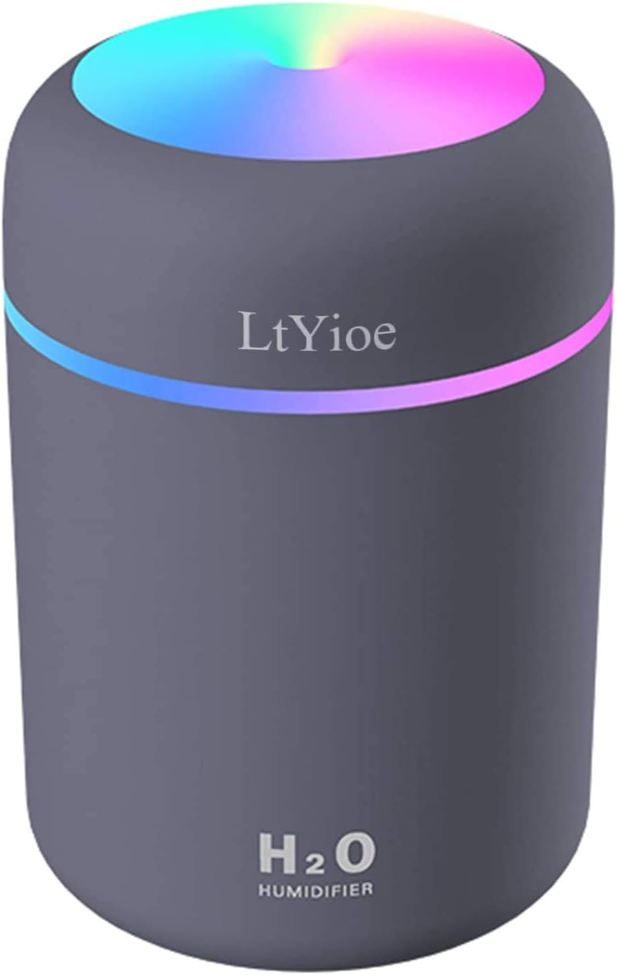 LtYioe Humidificador Mini Colorido y Fresco, Humidificador Personal...
