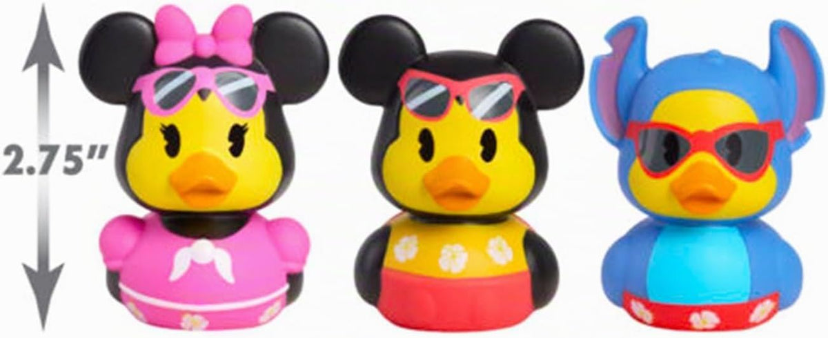 Disney Duckalooz - Paquete con 3 patos de goma Duckalooz con Mickey...