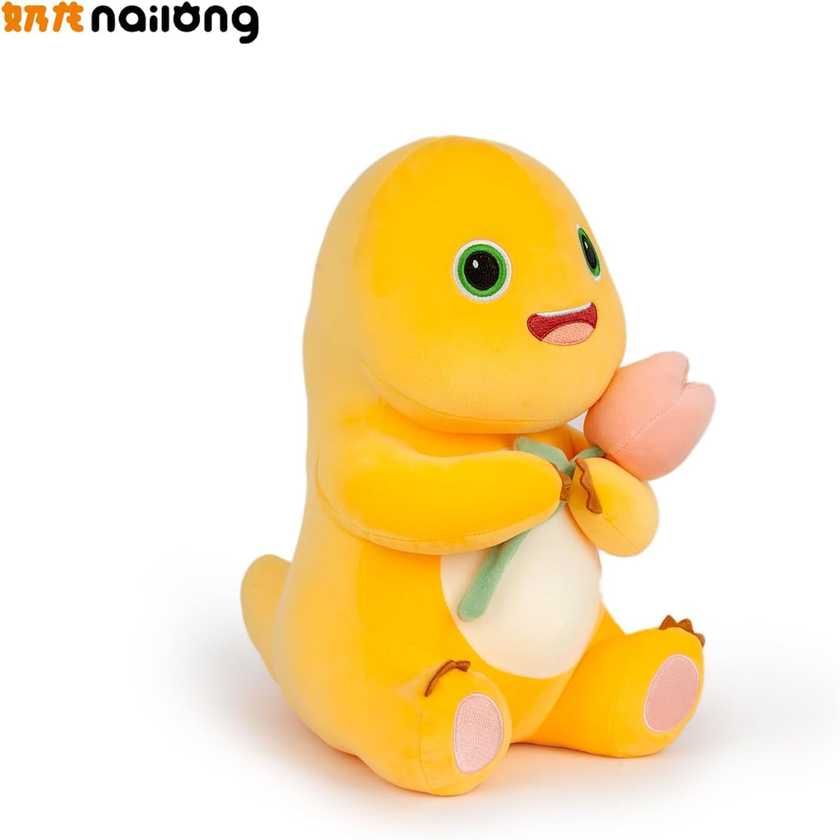 Adorlynetty Animal de peluche de dinosaurio, 11.8 pulgadas, lindo d...