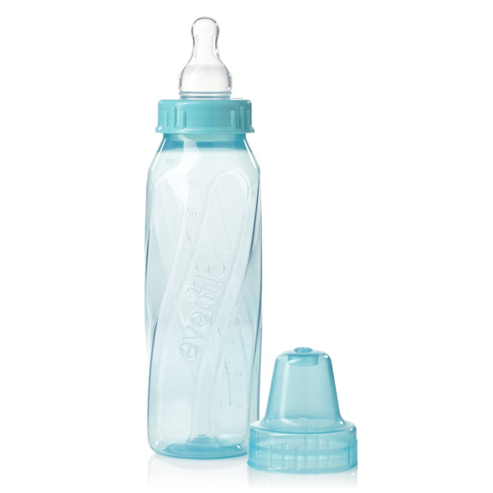 Evenflo Feeding Botellas clásicas de plástico tintado estándar para...