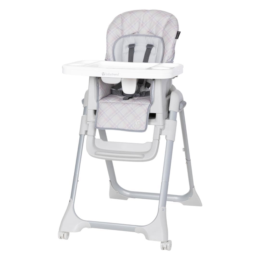 Baby Trend Everlast Silla Alta 7 en 1, Madrid Plaid