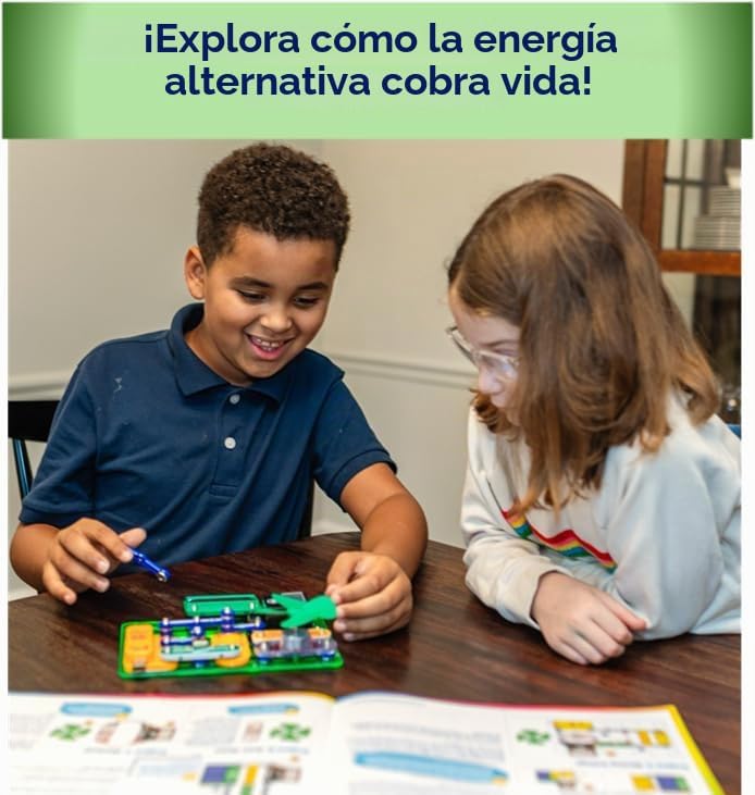 Snap Circuits Kit de exploración de electrónica de energía verde |...