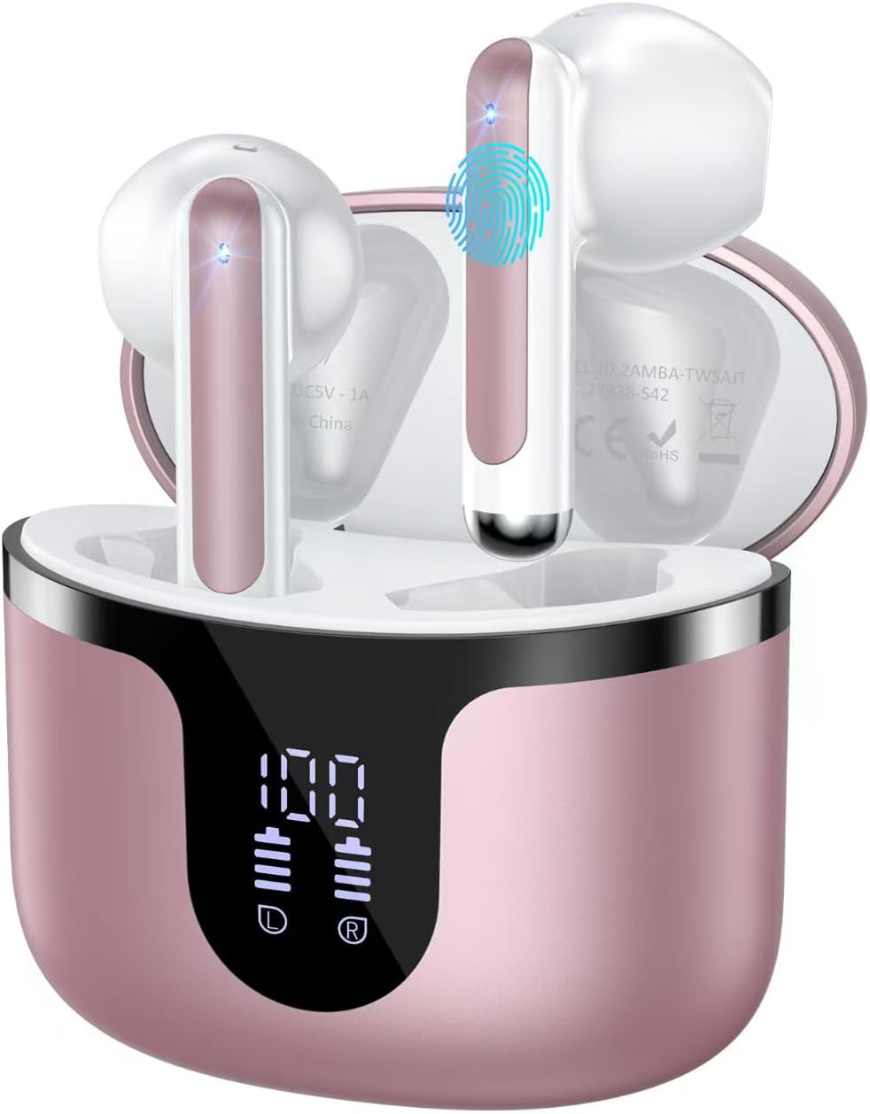 Auriculares inalámbricos, Bluetooth de 5.4 pulgadas, auriculares in...