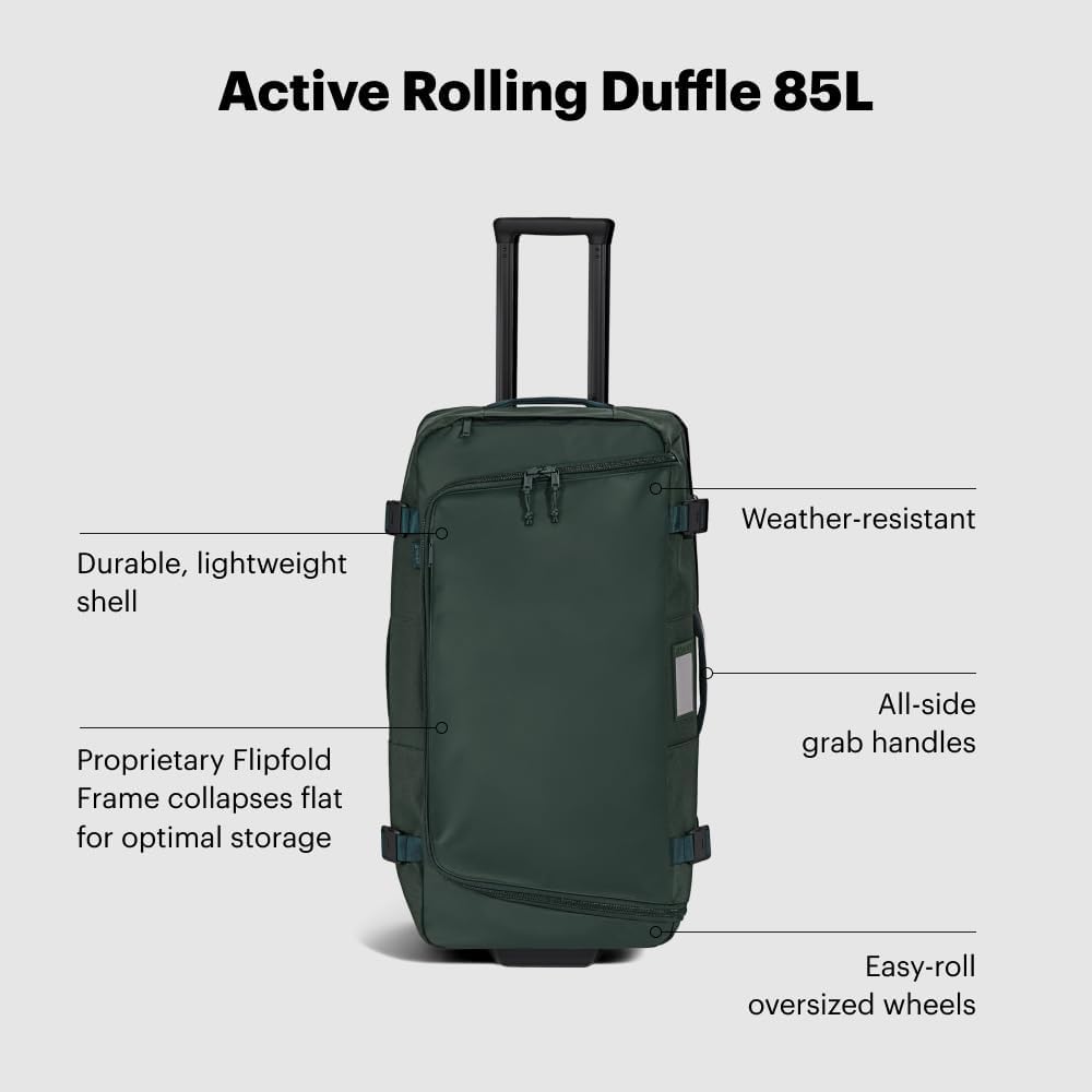 Away Bolsa de viaje con ruedas activa, bolsa de viaje con ruedas de...