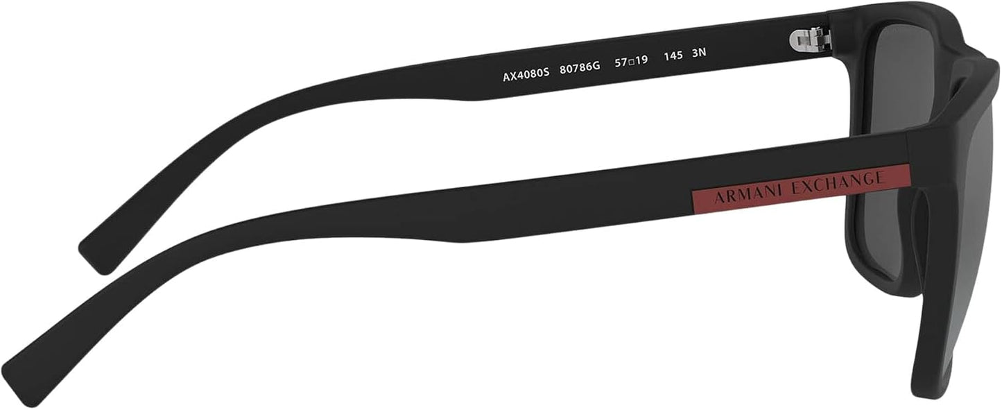 Armani Exchange Ax4080s - Gafas de sol cuadradas para hombre