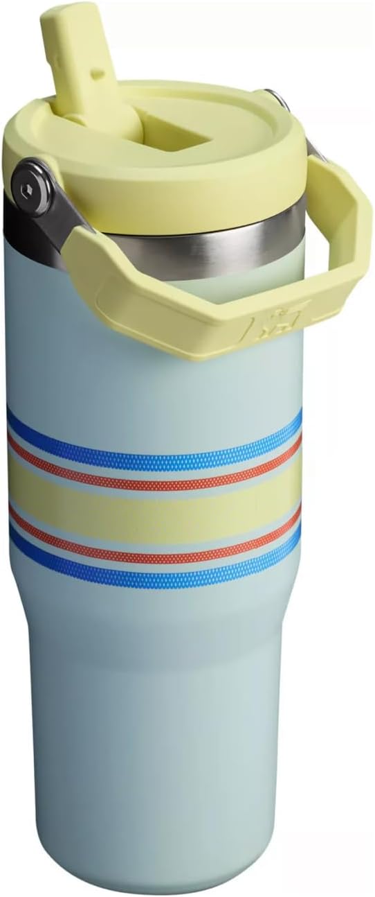 STANLEY The Varsity Ice Flow - Vaso con tapa abatible con popote, 3...