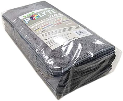 POLYTE Toalla de microfibra de secado rápido de 340 GSM, 16 x 29 pu...