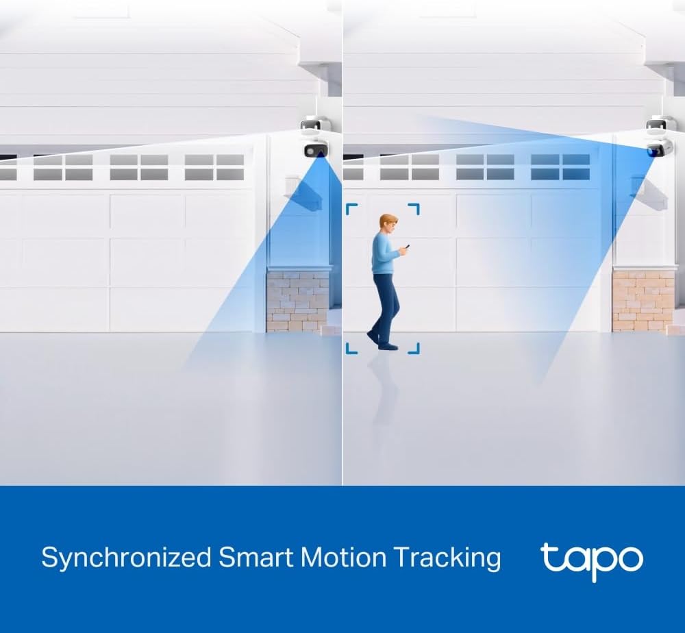 Tapo Cámara de seguridad de 2K 3MP con lente dual para interiores\/...