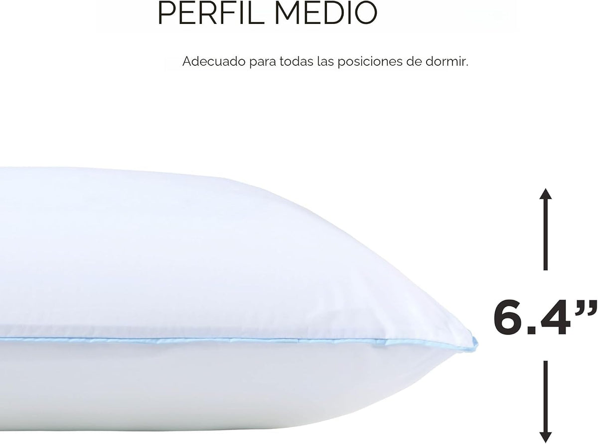 TEMPUR-Cloud® Almohada Dual Cooling™, tamaño King, paquete de 2