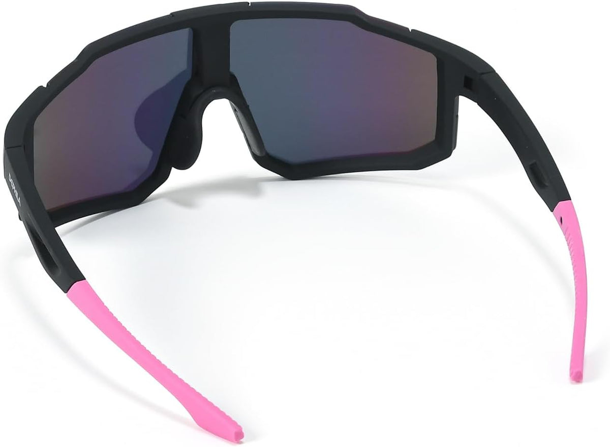 DEPHILA Lentes de sol deportivos polarizados para hombres y mujeres...