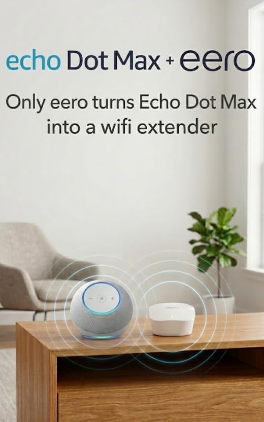 Amazon Echo Dot Max (modelo más reciente): parlante Alexa con sonid...