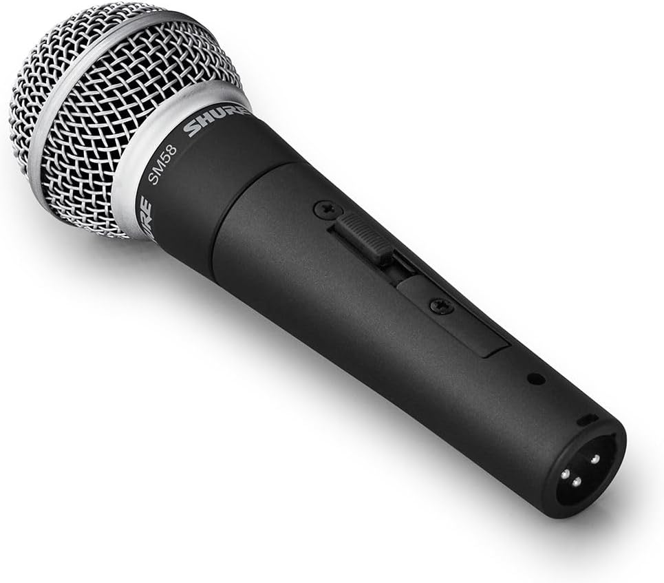 Micrófono SHURE, Negro | Micrófono vocal dinámico cardioide con int...
