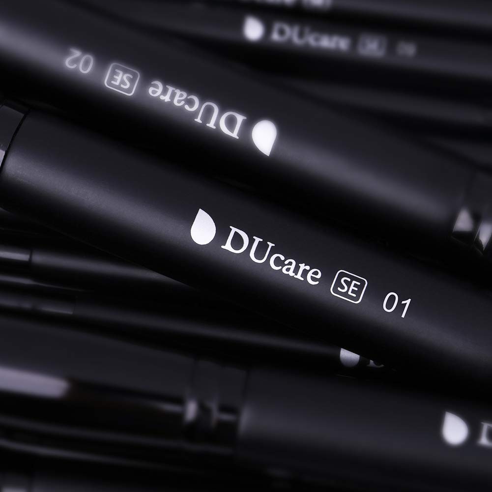 DUcare Juego de brochas de maquillaje profesional, 27 piezas, juego...