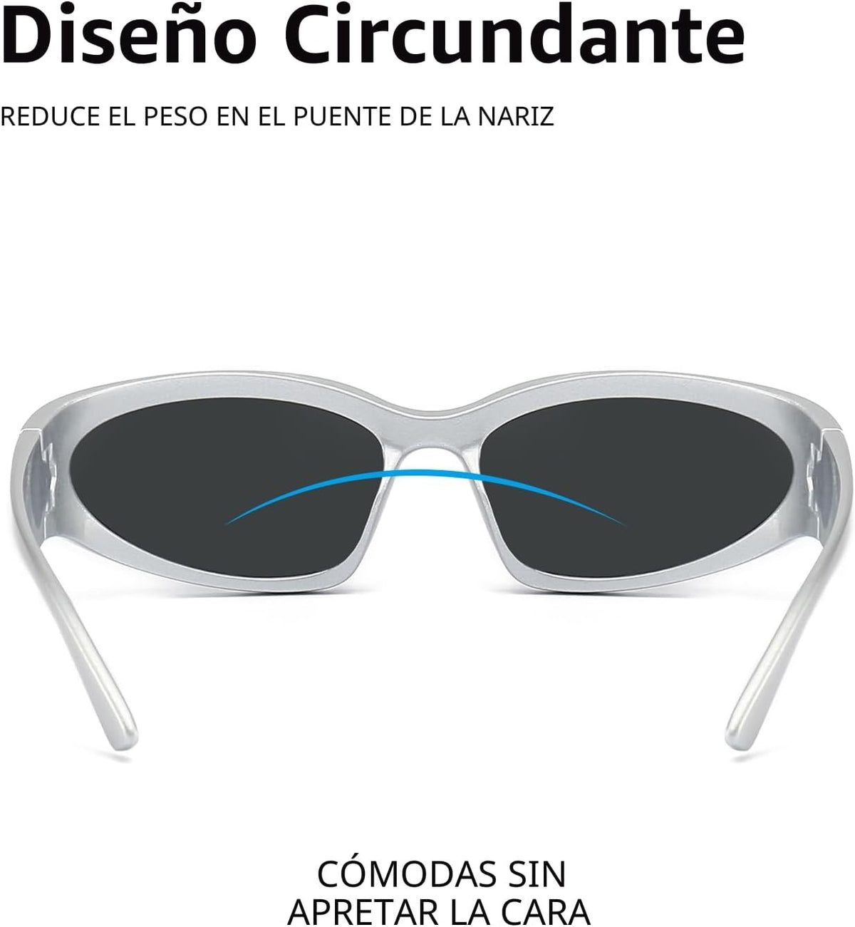 SOAR&amp;EAGLE Y2K - Paquete de 3 lentes de sol polarizados envolve...