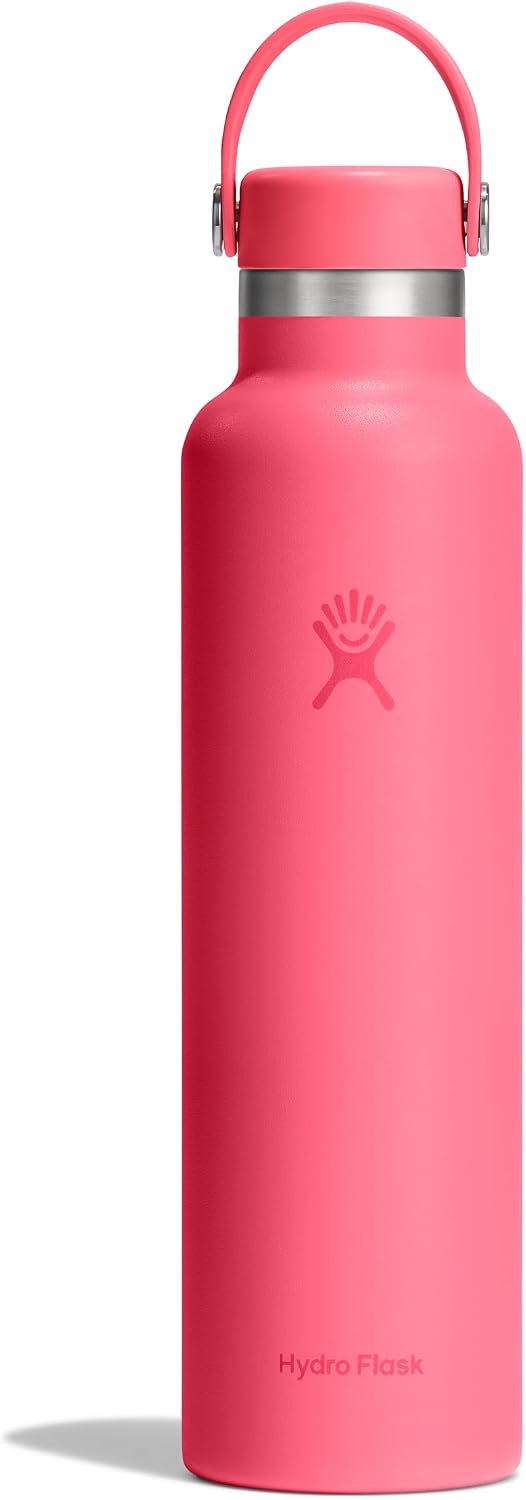 Hydro Flask - Botella de agua estándar de 24 onzas con tapa flexibl...