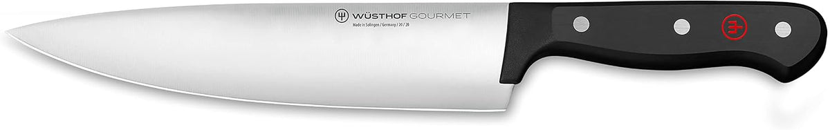 Wüsthof Gourmet - Juego de cuchillos de chef de 4 piezas, color negro