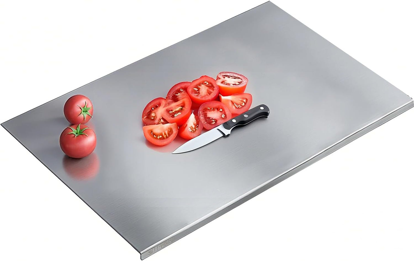 Tabla de cortar de acero inoxidable 304 - Tabla de cortar de cocina...