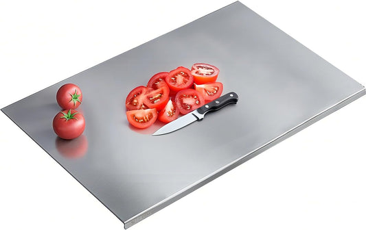 Tabla de cortar de acero inoxidable 304 - Tabla de cortar de cocina...