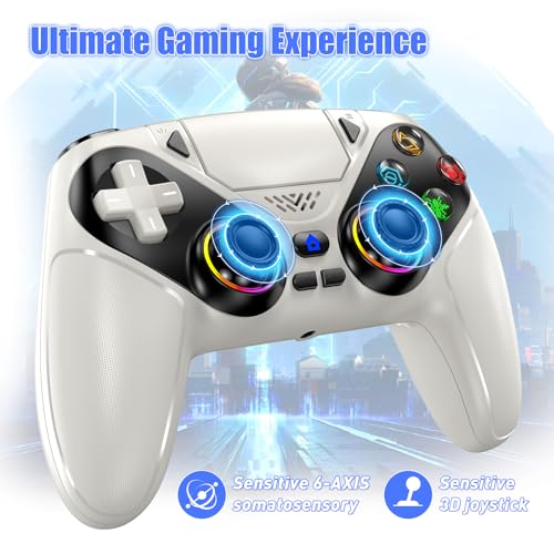 Controlador inalámbrico LED Gamrombo para PS5, compatible con PS5 P...