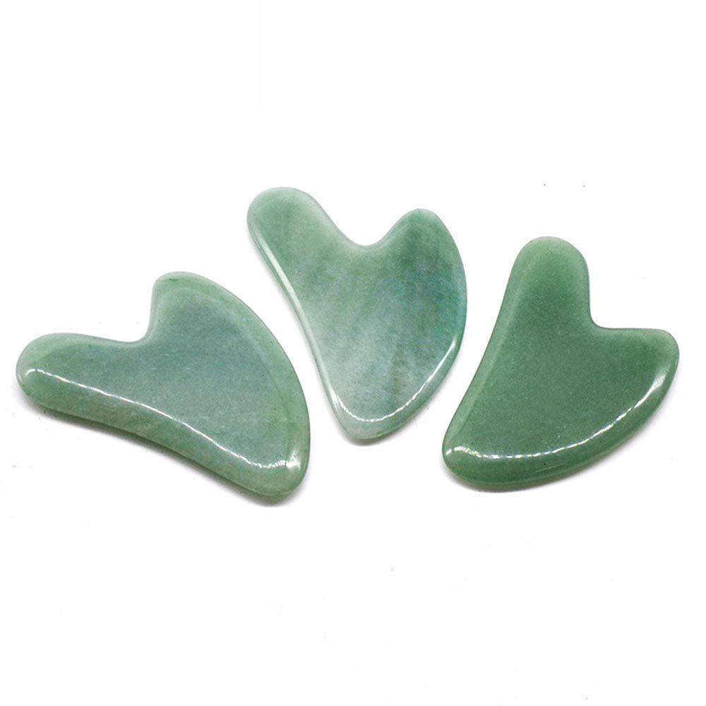 TOP SEWING Gua Sha - Herramientas faciales para masaje de mandíbula...